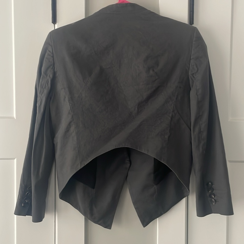 Helmut Lang - Grey Tux Jacket - Size 6 - image 4